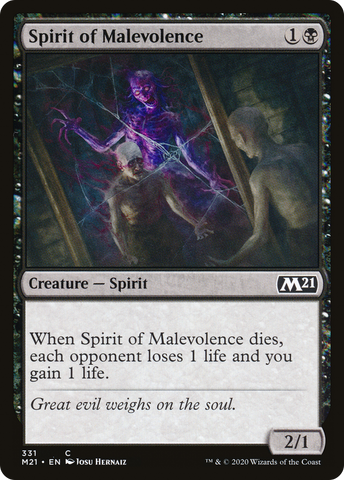 Spirit of Malevolence [Core Set 2021] - The Mythic Store | 24h Order Processing