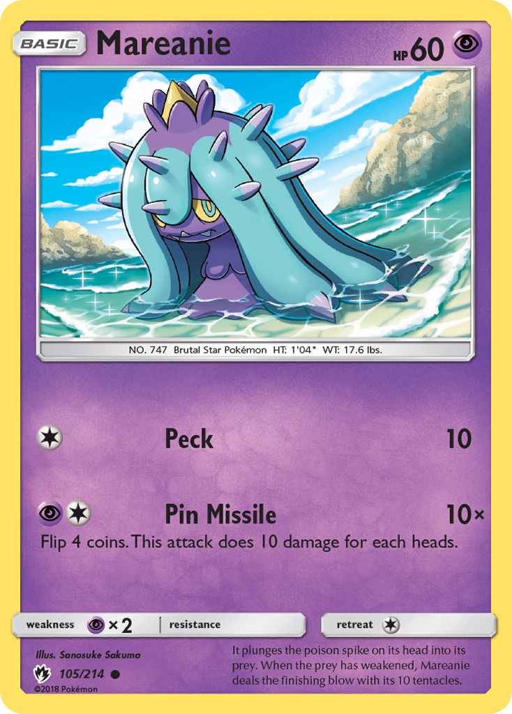 Mareanie (105/214) [Sun & Moon: Lost Thunder] - The Mythic Store | 24h Order Processing