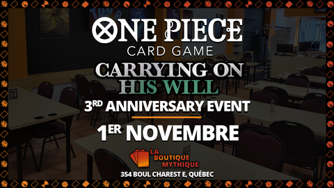OP Carrying On His Will 3rd Anniversary Event (1 Nov) Ticket - The Mythic Store | 24h Order Processing