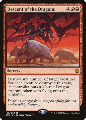 Descent of the Dragons [Dragons of Tarkir] - The Mythic Store | 24h Order Processing