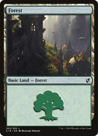 Forest (302) [Commander 2019] - The Mythic Store | 24h Order Processing