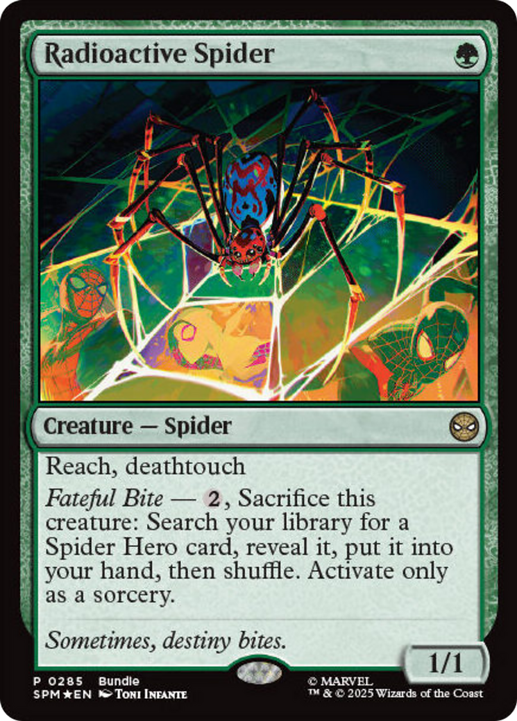 Radioactive Spider [Marvel's Spider-Man Promos] - The Mythic Store | 24h Order Processing