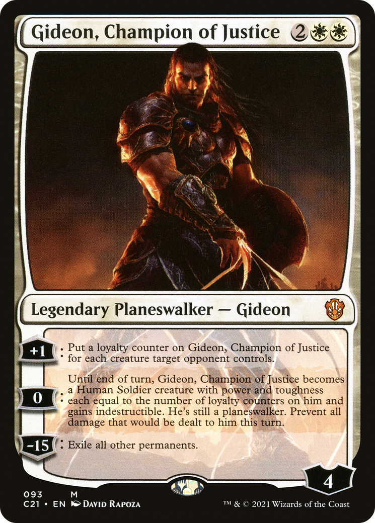 Gideon, Champion of Justice [Commander 2021] - The Mythic Store | 24h Order Processing