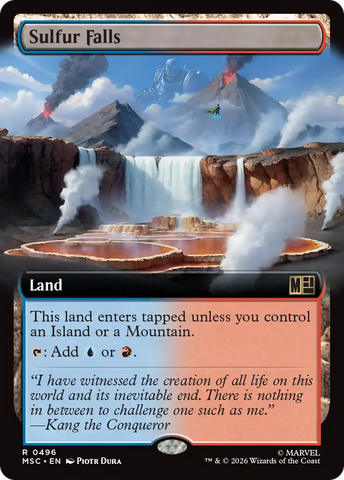 Sulfur Falls (Extended Art) [Marvel Super Heroes Commander] - The Mythic Store | 24h Order Processing
