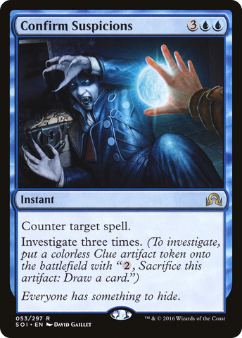 Confirm Suspicions [Shadows over Innistrad] - The Mythic Store | 24h Order Processing