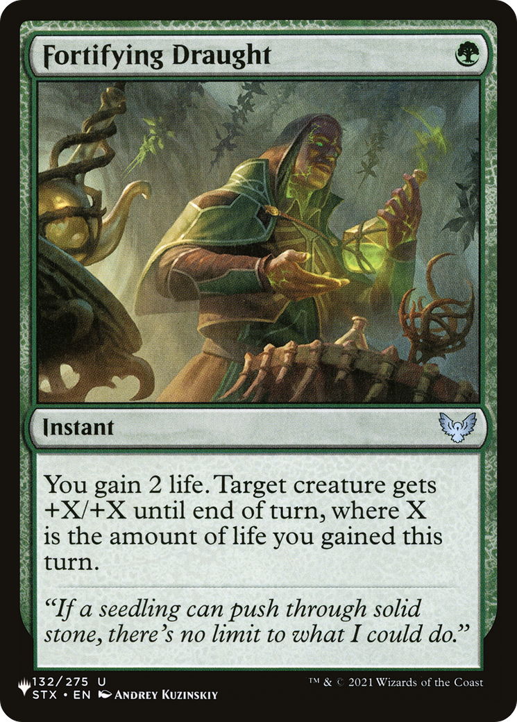 Fortifying Draught [The List] - The Mythic Store | 24h Order Processing
