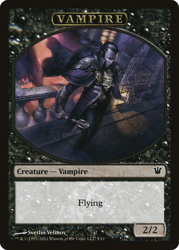 Vampire (0007) // Vampire (0008) Double-Sided Token [Innistrad Remastered Tokens] - The Mythic Store | 24h Order Processing