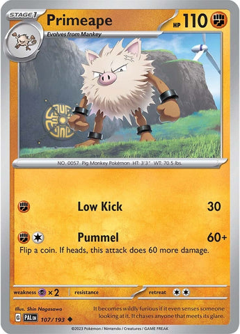 Primeape (107/193) [Scarlet & Violet: Paldea Evolved] - The Mythic Store | 24h Order Processing