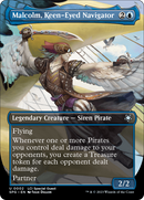 Malcolm, Keen-Eyed Navigator (Borderless) [The Lost Caverns of Ixalan Special Guests] - The Mythic Store | 24h Order Processing
