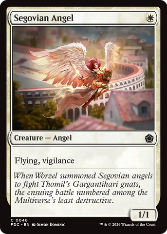 Segovian Angel [Foundations Commander] - The Mythic Store | 24h Order Processing