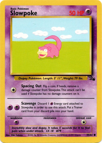 Slowpoke (55/62) [Fossil Unlimited] - The Mythic Store | 24h Order Processing