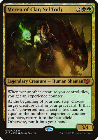 Meren of Clan Nel Toth (Oversized) [Commander 2015 Oversized] - The Mythic Store | 24h Order Processing