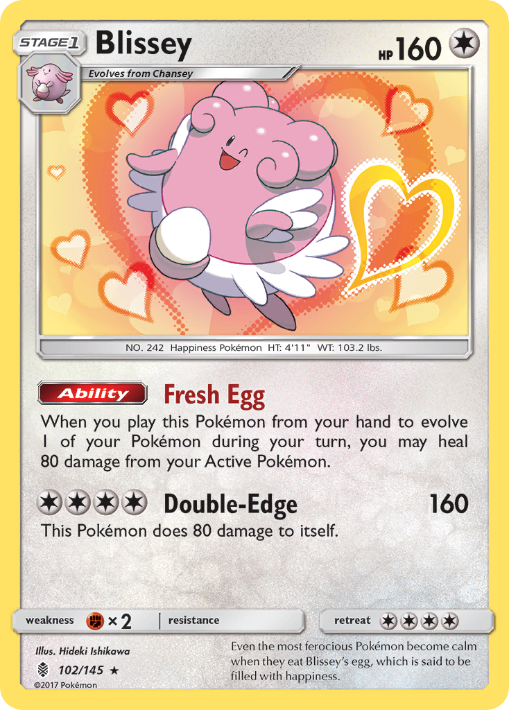 Blissey (102/145) [Sun & Moon: Guardians Rising] - The Mythic Store | 24h Order Processing