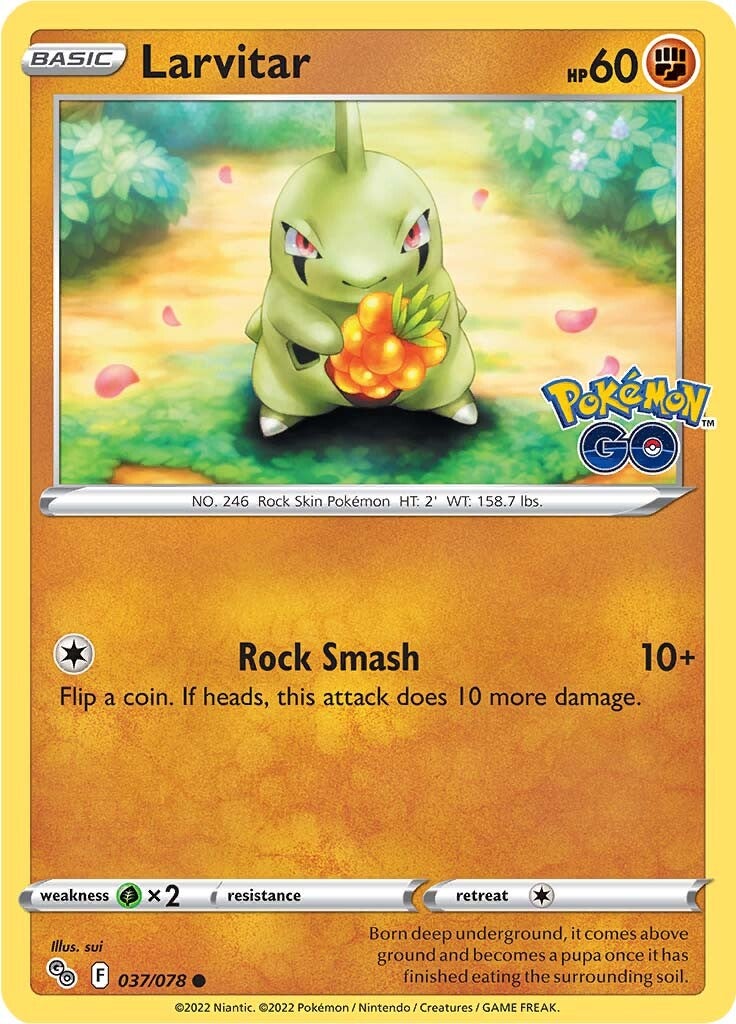 Larvitar (037/078) [Pokémon GO] - The Mythic Store | 24h Order Processing