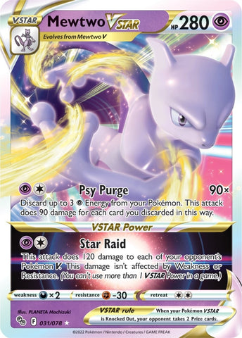 Mewtwo VSTAR (031/078) [Pokémon GO] - The Mythic Store | 24h Order Processing