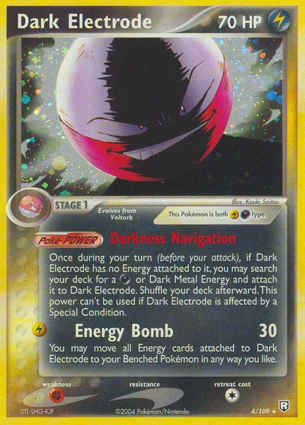 Dark Electrode (4/109) [EX: Team Rocket Returns] - The Mythic Store | 24h Order Processing