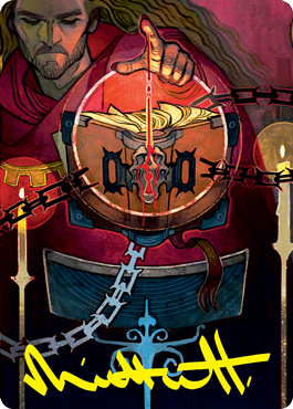 Sign in Blood Art Card (Gold-Stamped Signature) [Strixhaven: School of Mages Art Series] - The Mythic Store | 24h Order Processing