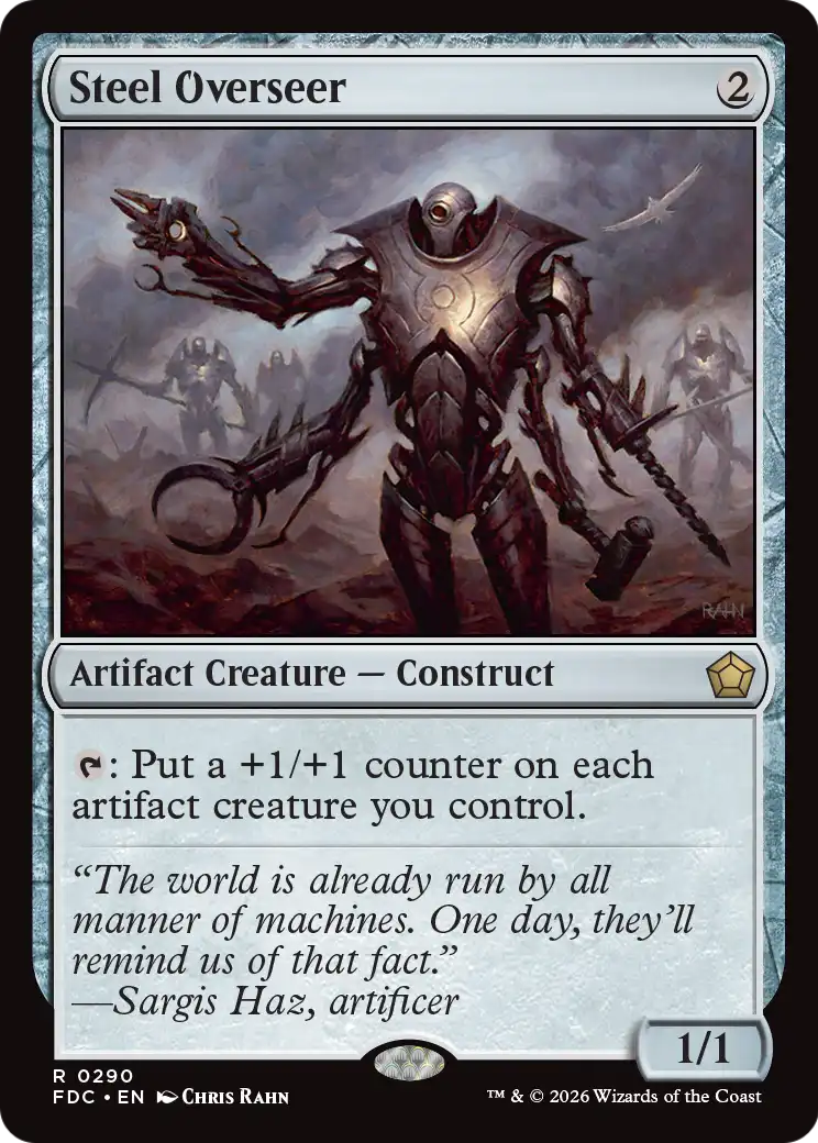 Steel Overseer [Foundations Commander] - The Mythic Store | 24h Order Processing