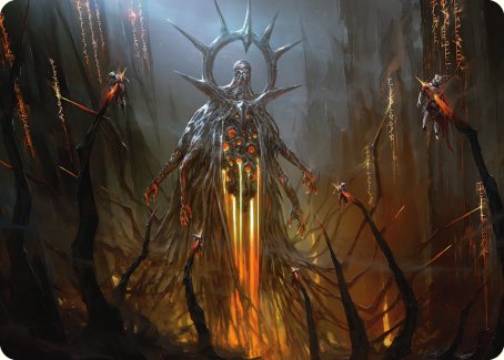 Solphim, Mayhem Dominus Art Card [Phyrexia: All Will Be One Art Series] - The Mythic Store | 24h Order Processing