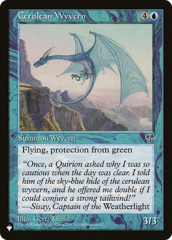 Cerulean Wyvern [The List] - The Mythic Store | 24h Order Processing