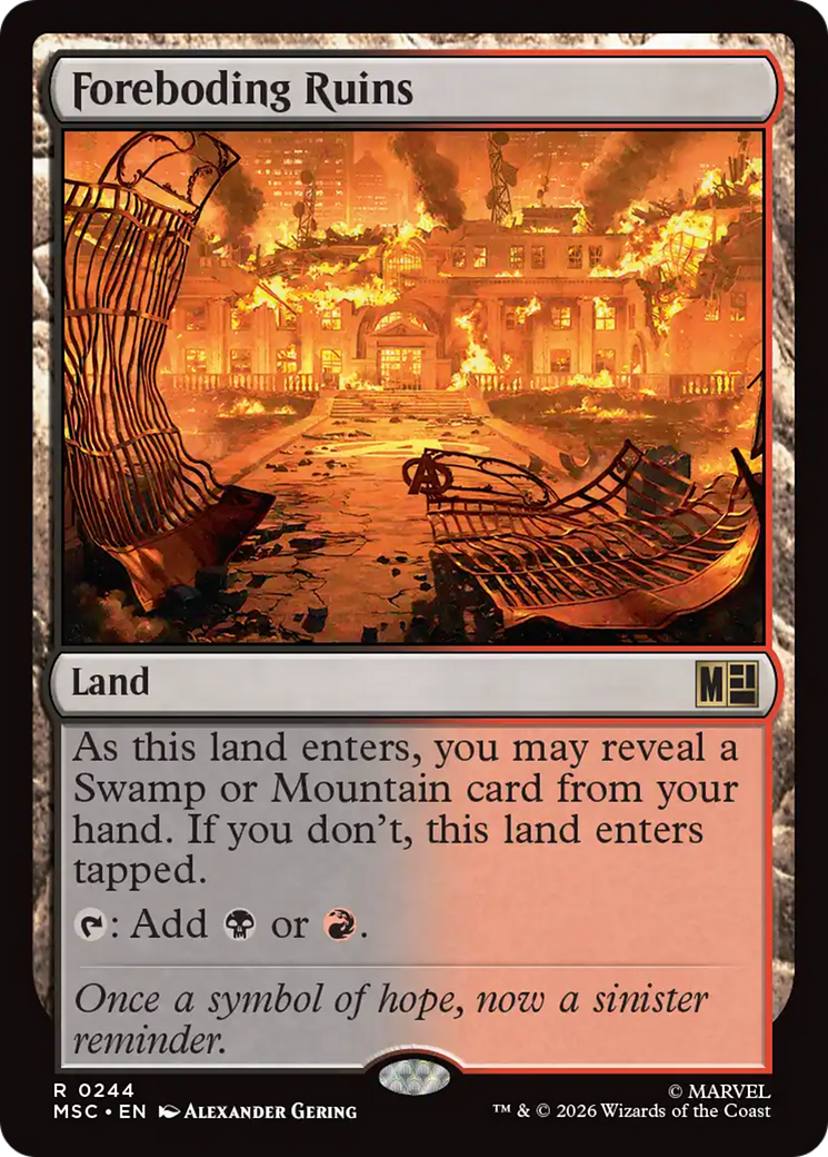 Foreboding Ruins [Marvel Super Heroes Commander] - The Mythic Store | 24h Order Processing