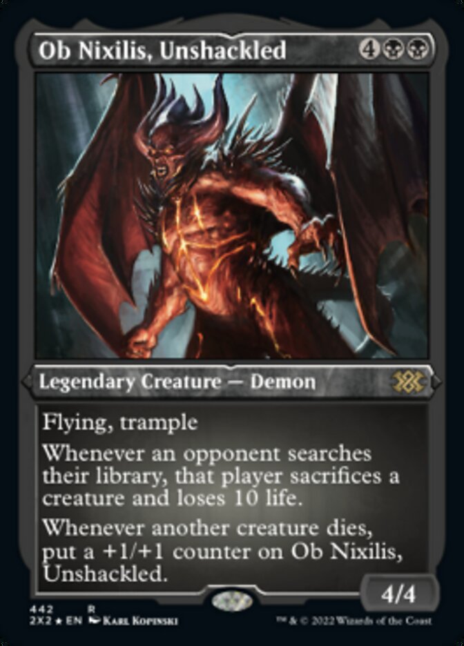 Ob Nixilis, Unshackled (Foil Etched) [Double Masters 2022] - The Mythic Store | 24h Order Processing