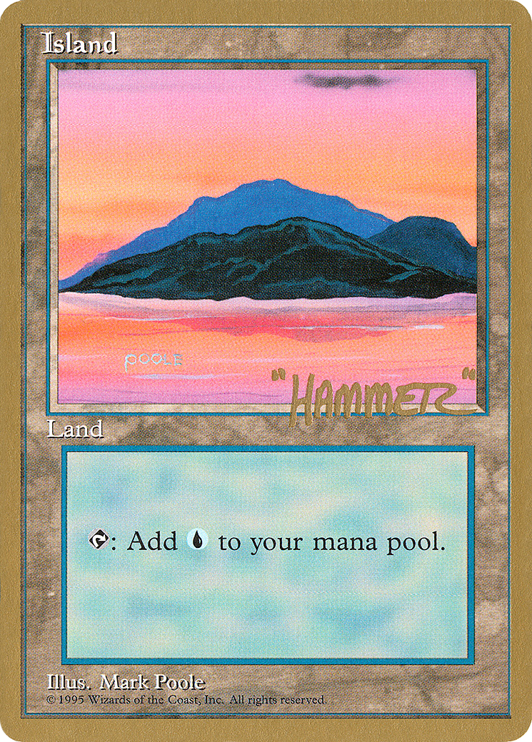 Island (shr369) (Shawn "Hammer" Regnier) [Pro Tour Collector Set] - The Mythic Store | 24h Order Processing