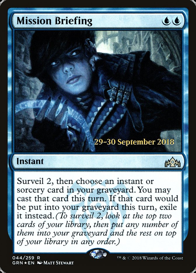Mission Briefing [Guilds of Ravnica Prerelease Promos] - The Mythic Store | 24h Order Processing