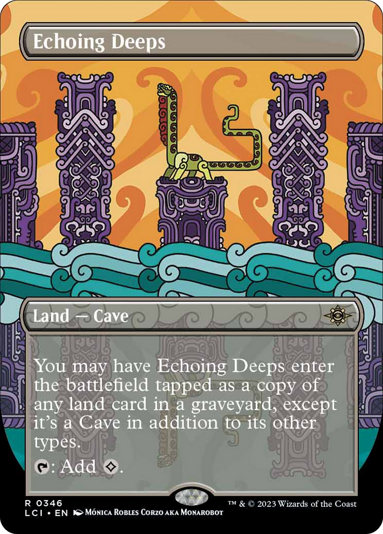 Echoing Deeps (Borderless) [The Lost Caverns of Ixalan] - The Mythic Store | 24h Order Processing