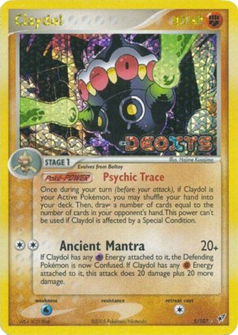 Claydol (5/107) (Stamped) [EX: Deoxys] - The Mythic Store | 24h Order Processing