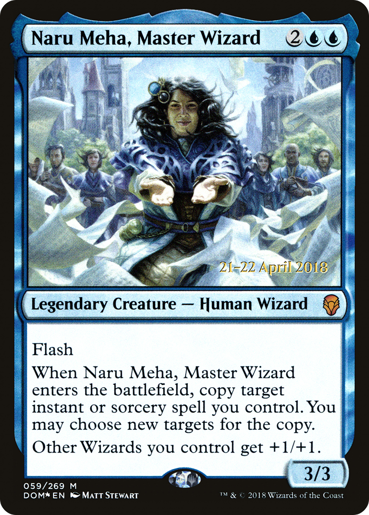 Naru Meha, Master Wizard [Dominaria Prerelease Promos] - The Mythic Store | 24h Order Processing