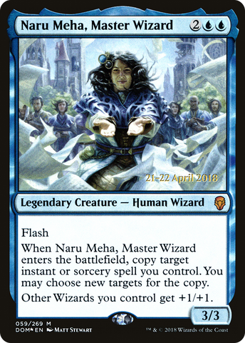 Naru Meha, Master Wizard [Dominaria Prerelease Promos] - The Mythic Store | 24h Order Processing