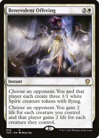 Benevolent Offering [Innistrad: Crimson Vow Commander] - The Mythic Store | 24h Order Processing
