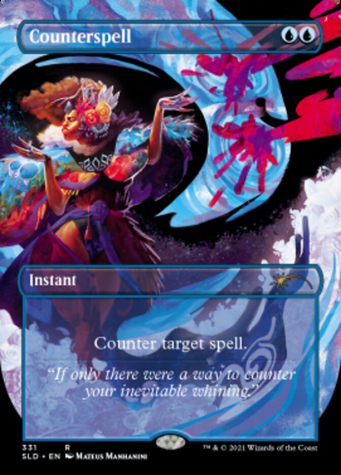 Counterspell (Borderless) [Secret Lair Drop Series] - The Mythic Store | 24h Order Processing