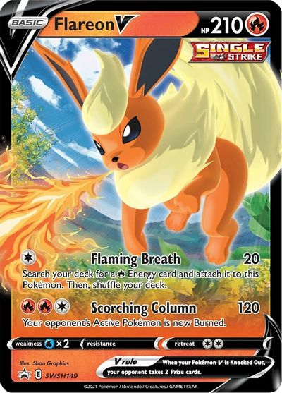 Flareon V (SWSH149) [Sword & Shield: Black Star Promos] - The Mythic Store | 24h Order Processing