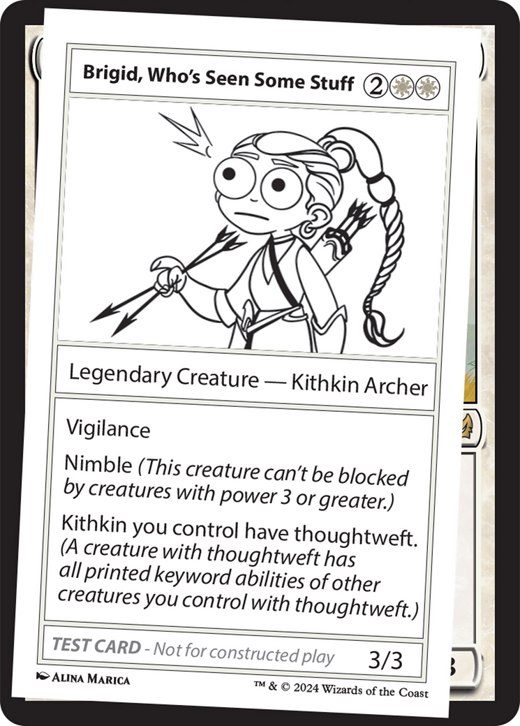 Brigid, Who's Seen Some Stuff [Mystery Booster 2 Playtest Cards] - The Mythic Store | 24h Order Processing