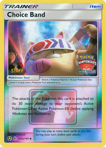 Choice Band (121a/145) (North America Championships Staff) [Sun & Moon: Guardians Rising] - The Mythic Store | 24h Order Processing