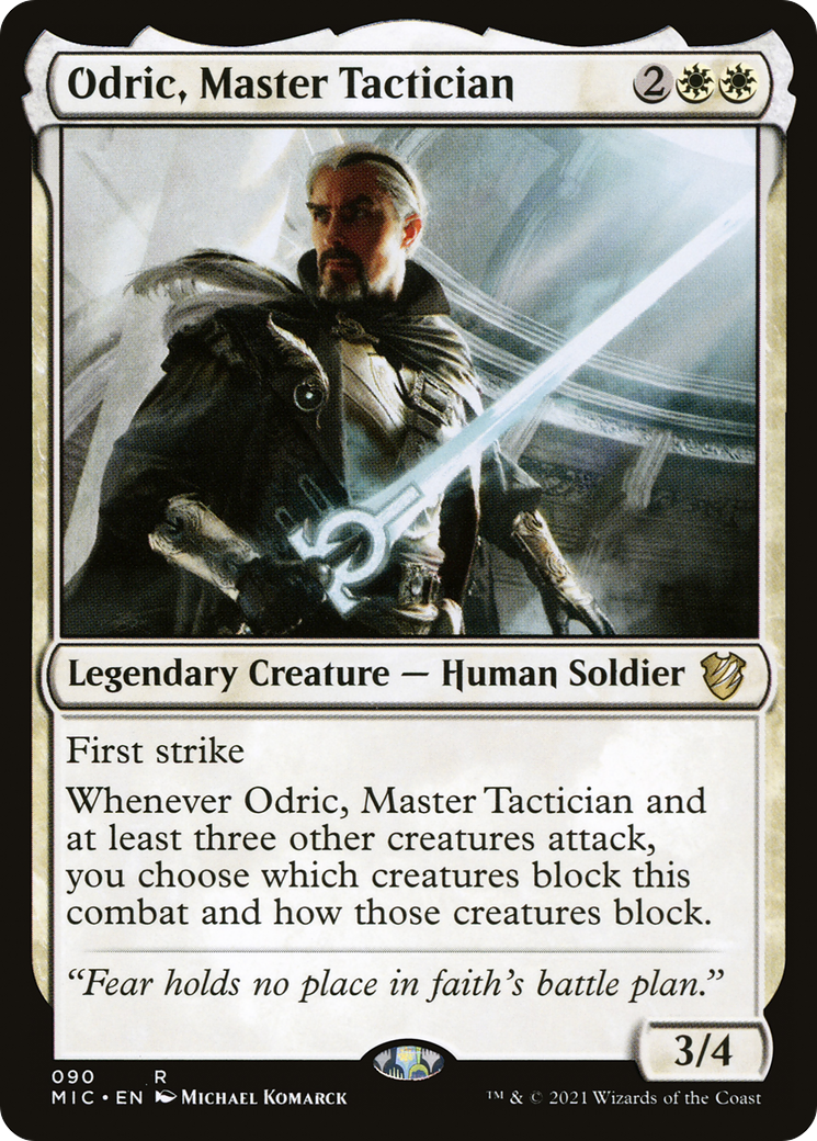 Odric, Master Tactician [Innistrad: Midnight Hunt Commander] - The Mythic Store | 24h Order Processing