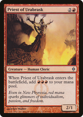 Priest of Urabrask [New Phyrexia] - The Mythic Store | 24h Order Processing