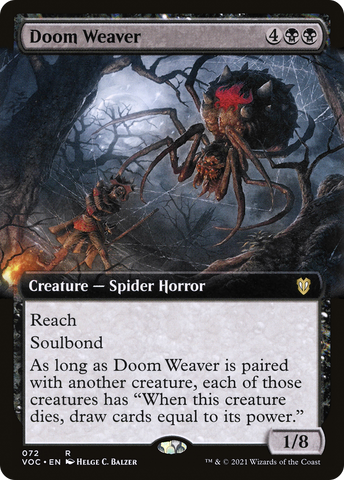 Doom Weaver (Extended Art) [Innistrad: Crimson Vow Commander] - The Mythic Store | 24h Order Processing