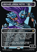 Shredder, Shadow Master (Borderless) (Surge Foil) [Teenage Mutant Ninja Turtles Commander] - The Mythic Store | 24h Order Processing