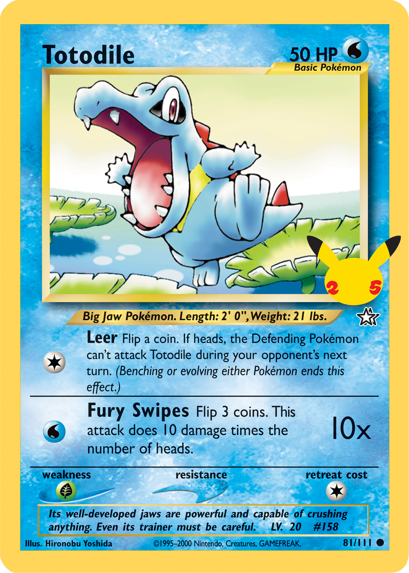 Totodile (81/111) (Jumbo Card) [First Partner Pack] - The Mythic Store | 24h Order Processing