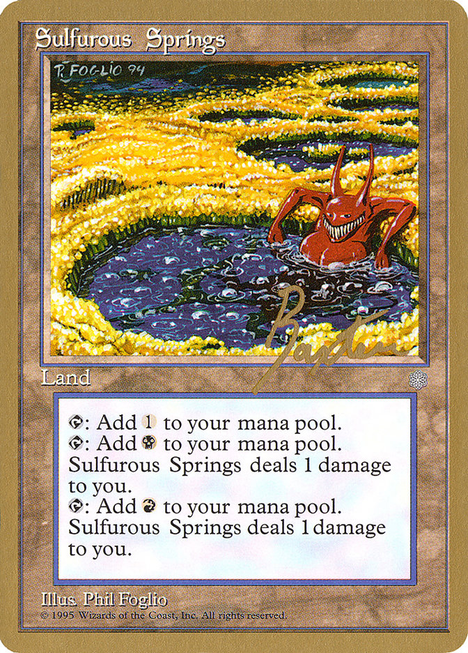 Sulfurous Springs (George Baxter) [Pro Tour Collector Set] - The Mythic Store | 24h Order Processing
