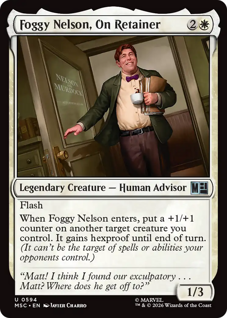 Foggy Nelson, On Retainer [Marvel Super Heroes Commander] - The Mythic Store | 24h Order Processing
