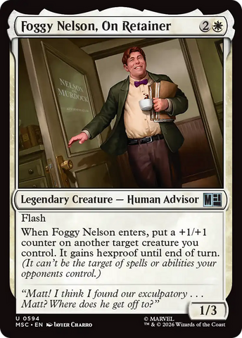 Foggy Nelson, On Retainer [Marvel Super Heroes Commander] - The Mythic Store | 24h Order Processing