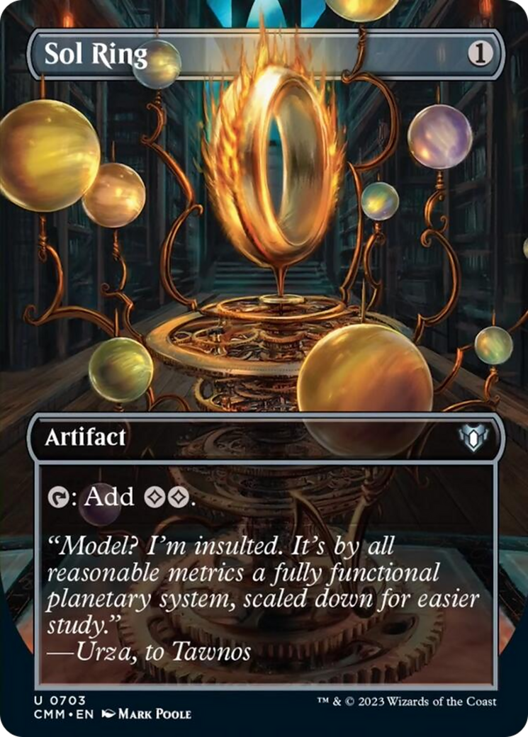 Sol Ring (Borderless Alternate Art) [Commander Masters] - The Mythic Store | 24h Order Processing