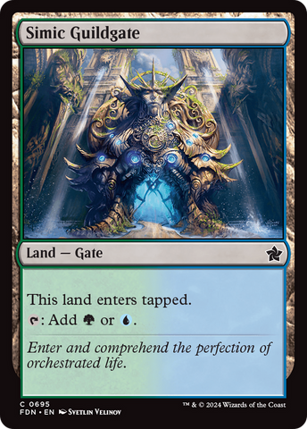 Simic Guildgate [Foundations] - The Mythic Store | 24h Order Processing