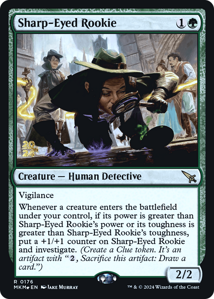 Sharp-Eyed Rookie [Murders at Karlov Manor Prerelease Promos] - The Mythic Store | 24h Order Processing