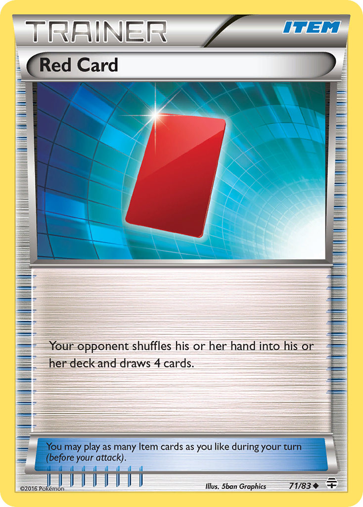 Red Card (71/83) [XY: Generations] - The Mythic Store | 24h Order Processing