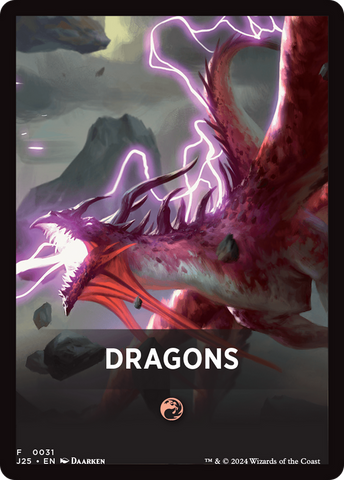 Dragons Theme Card [Foundations Jumpstart Front Cards] - The Mythic Store | 24h Order Processing